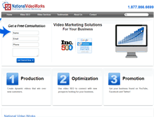 Tablet Screenshot of nationalvideoworks.com